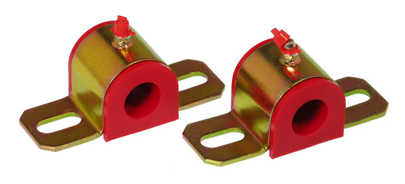 PRO Sway/End Link Bush - Red - Prothane Universal Greasable Sway Bar Bushings - 7/8in - Type B Bracket - Red