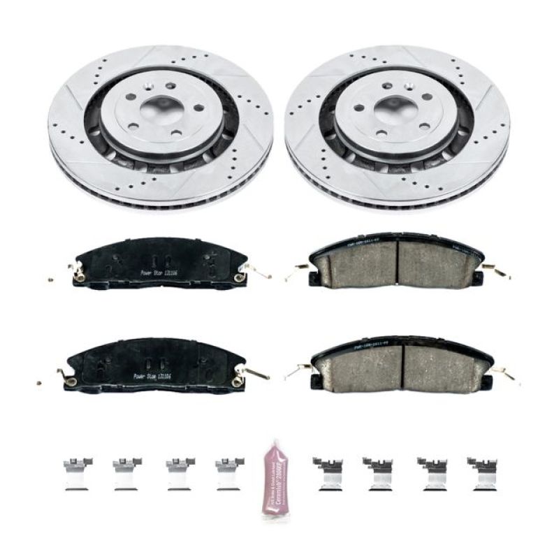 PSB Z23 Evolution Kit - Power Stop 13-19 Ford Explorer Front Z23 Evolution Sport Brake Kit