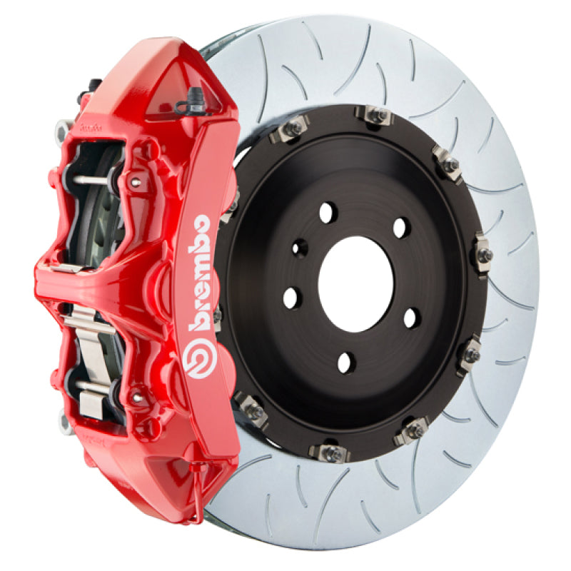 BRB Big Brake Kits - Brembo 24+ BMW M30i/530i XDrive Front GT BBK 6 Piston Cast 380x34 2pc Rotor Slotted Type-3 - Red