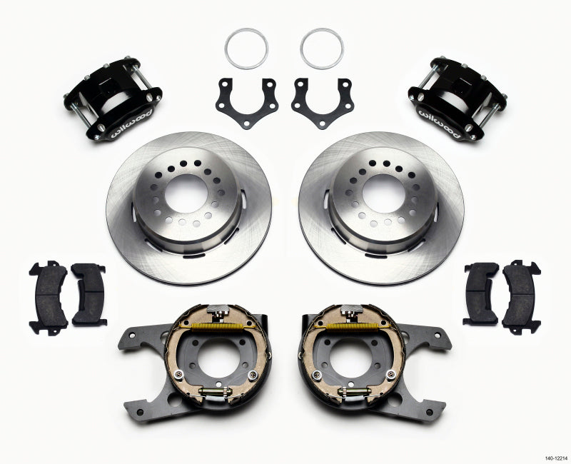 WIL D154 Brake Kit - Wilwood D154 P/S Park Brake Kit Mopar/Dana 2.36in Off w/Snap Ring Bearing
