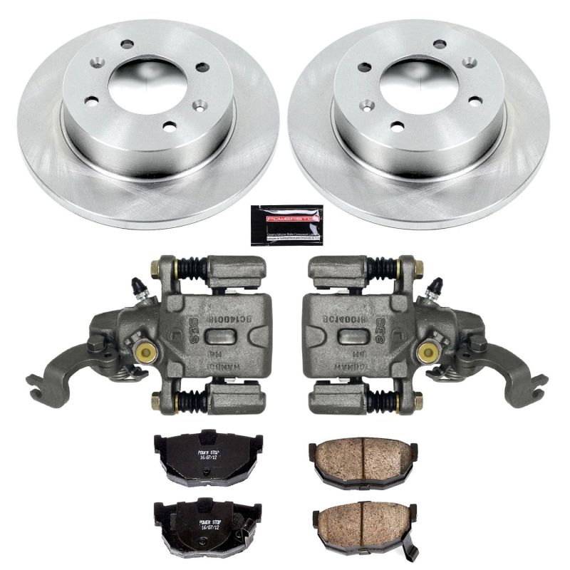 PSB Autospecialty Kit w/Cals - Power Stop 05-06 Hyundai Elantra Rear Autospecialty Brake Kit w/Calipers