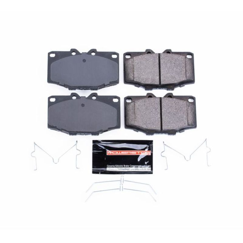 PSB Z23 Evolution Brake Pads - Power Stop 87-88 Toyota 4Runner Front Z23 Evolution Sport Brake Pads w/Hardware