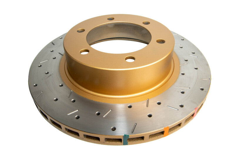 DBA 4000 Slot&Drill Rotors - DBA 7/96+Toyota Landcruiser 90 Series Front Drilled & Slotted 4000 Series Rotor