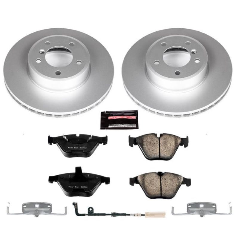 PSB Z23 Evolution Coated Kit - Power Stop 04-06 BMW 525i Front Z23 Evolution Sport Coated Brake Kit
