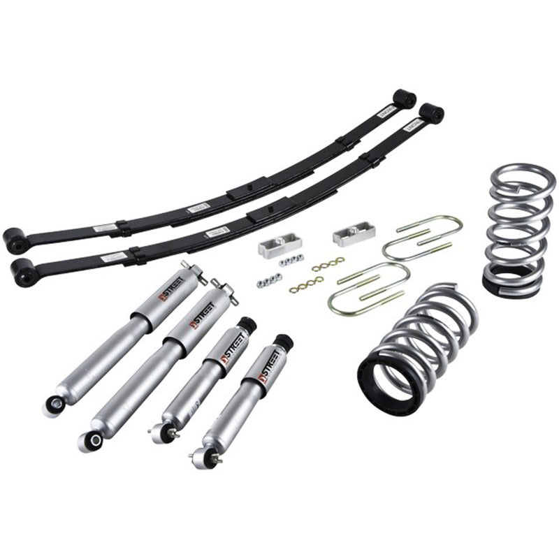 BT Lower Kit w SP Shocks - Belltech LOWERING KIT 95-97 S-BLAZER 6CYL W/SP