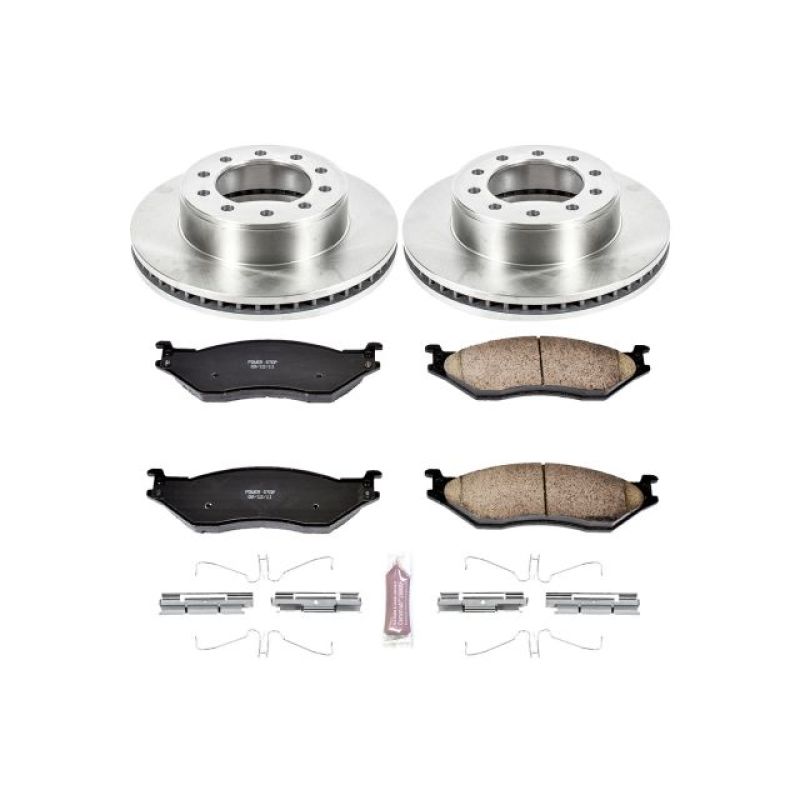 PSB Autospecialty Rotor - Power Stop 05-16 Ford F-550 Super Duty Front Autospecialty Brake Kit