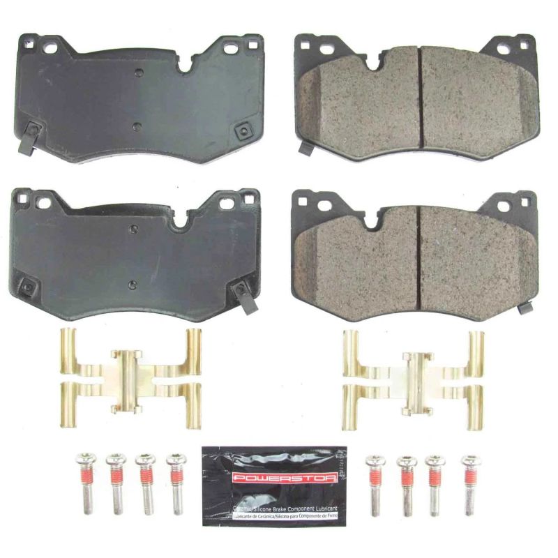 PSB Z23 Evolution Brake Pads - Power Stop 2020 Chevrolet Corvette Front Z23 Evolution Sport Brake Pads w/Hardware