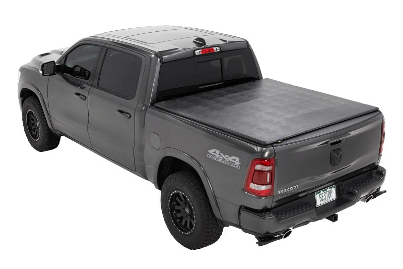 BES EZ-Fold Tonneau Covers - Bestop 19-26 Dodge Ram 1500 For 57 Ft Bed W/O Dodge Rambox {Exc Classic} Ez-Fold Soft Tonneau