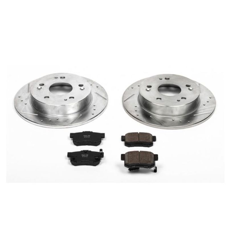 PSB Z23 Evolution Kit - Power Stop 13-15 Acura ILX Rear Z23 Evolution Sport Brake Kit