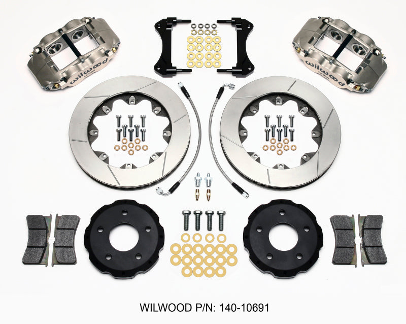 WIL Superlite Brake Kit - Wilwood Forged Superlite 4R ST BB Front Kit Road Race 98-02 Camaro/Firebird