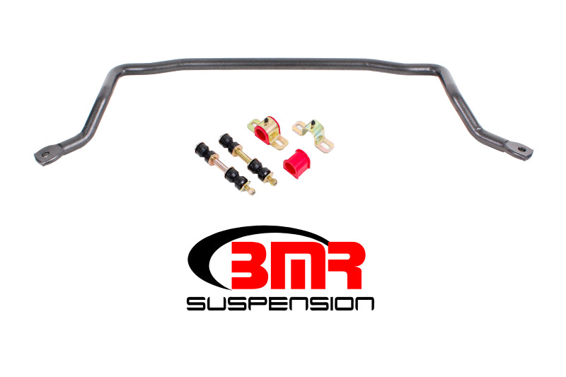 BMR Sway Bar Kits - BMR 78-87 G-Body Front Solid 1.25in Sway Bar Kit w/ Bushings - Black Hammertone