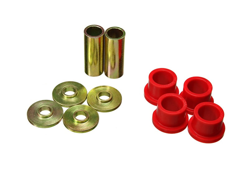 ES Steering Rack Bush - Red - Energy Suspension 07-14 Toyota Tundra Red Rack & Pinion Bushing Set