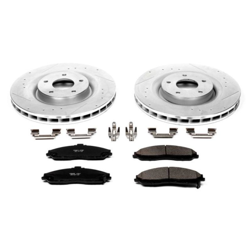 PSB Z23 Evolution Kit - Power Stop 06-09 Cadillac XLR Front Z23 Evolution Sport Brake Kit