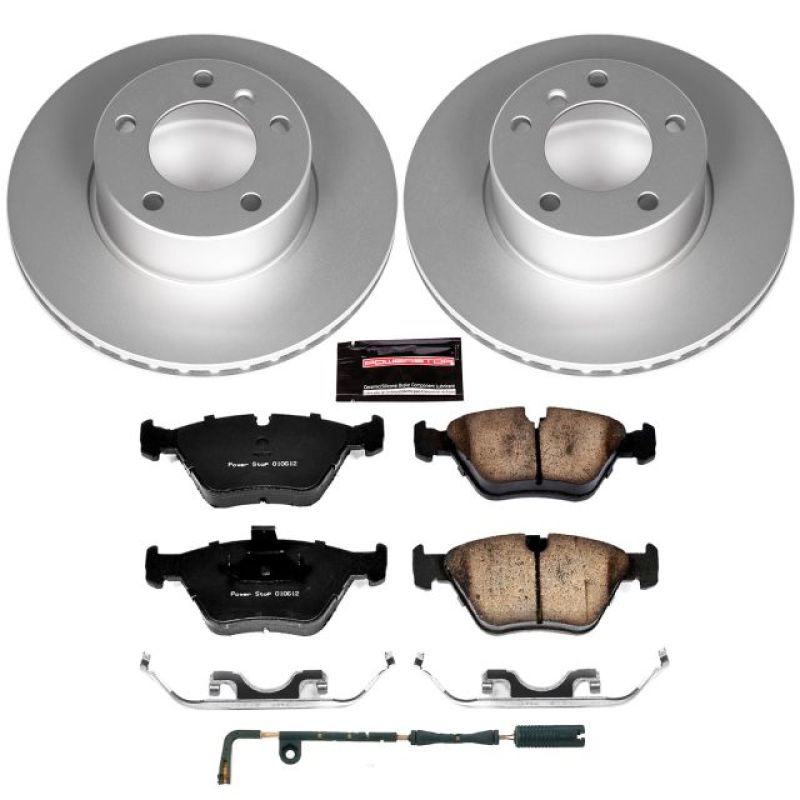 PSB Z23 Evolution Coated Kit - Power Stop 01-03 BMW 525i Front Z23 Evolution Sport Coated Brake Kit