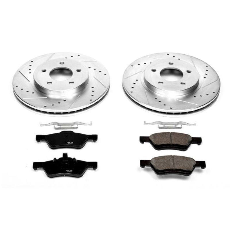 PSB Z23 Evolution Kit - Power Stop 05-10 Ford Escape Front Z23 Evolution Sport Brake Kit