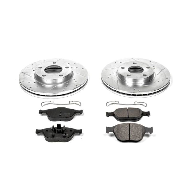 PSB Z23 Evolution Kit - Power Stop 10-13 Ford Transit Connect Front Z23 Evolution Sport Brake Kit