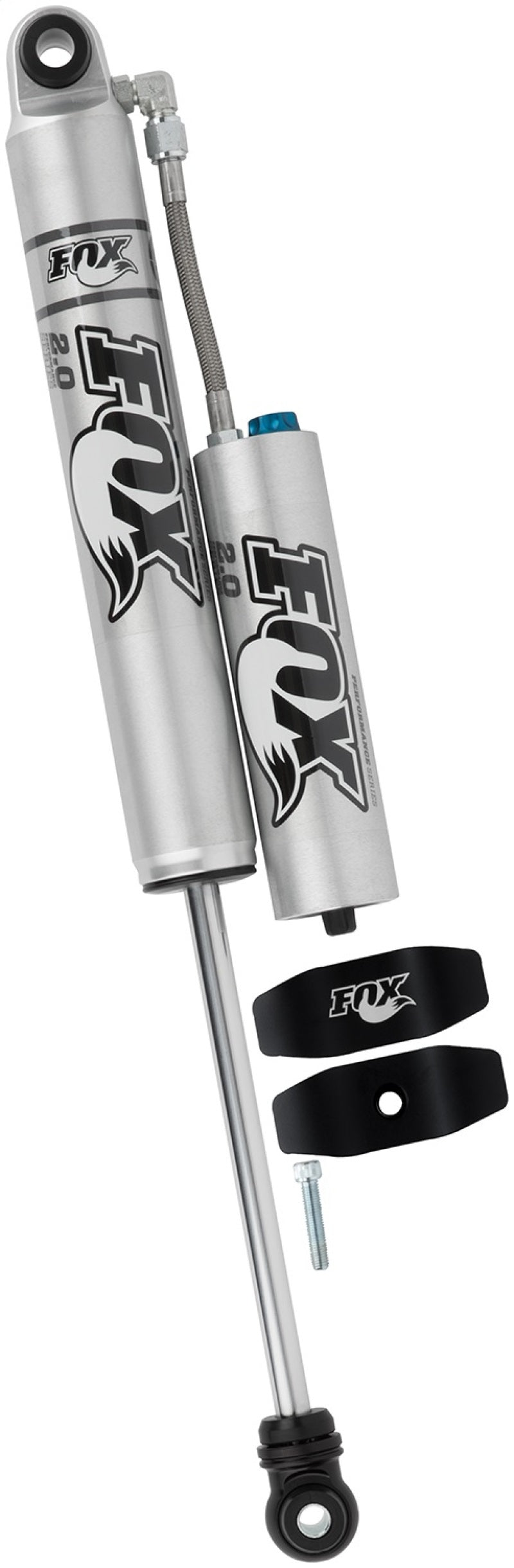 FOX 2.0 Perf Shock - Fox 99-04 Ford SD 2.0 Performance Series 9.6in Smooth Body R/R Front Shock w/CD Adj. / 1.5-3in. Lift