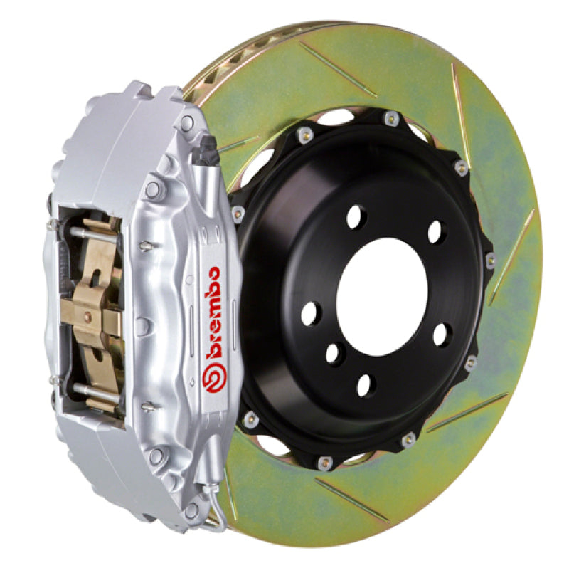 BRB Big Brake Kits - Brembo 92-00 Viper RT-10/GTS Front GT BBK 6 Piston Cast 355x32 2pc Rotor Slotted Type-1-Silver