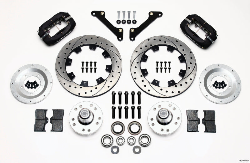 WIL Dynalite Brake Kit - Wilwood Forged Dynalite Front Kit 12.19in Drilled 79-81 Camaro