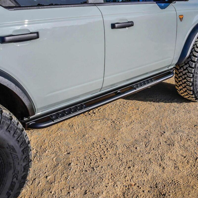 WES XTS Rock Sliders - Westin 21-23 Ford Bronco 4dr (Excl. Bronco Sport) Rock Slider - Textured Black