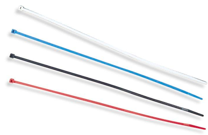 UNI Cable Ties - Uni FIlter 11in Cable Ties - White Blue Red Black (50 per bag)