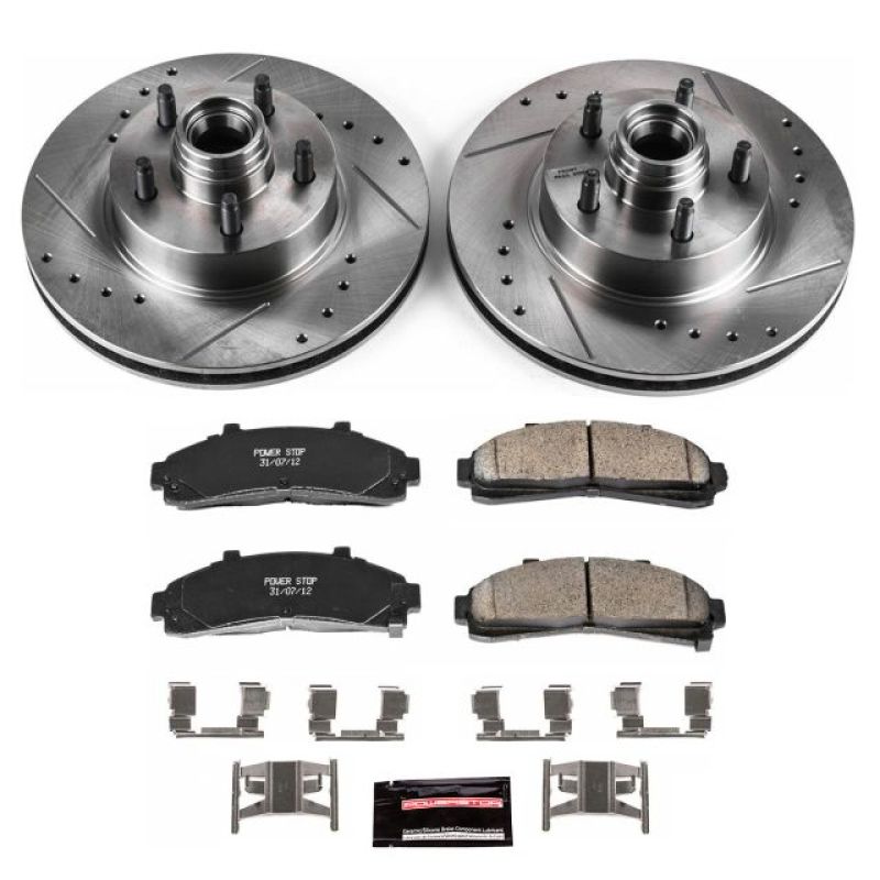 PSB Z23 Evolution Kit - Power Stop 95-01 Ford Explorer Front Z23 Evolution Sport Brake Kit