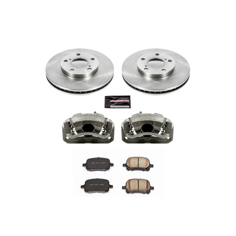 PSB Autospecialty Kit w/Cals - Power Stop 97-01 Lexus ES300 Front Autospecialty Brake Kit w/Calipers