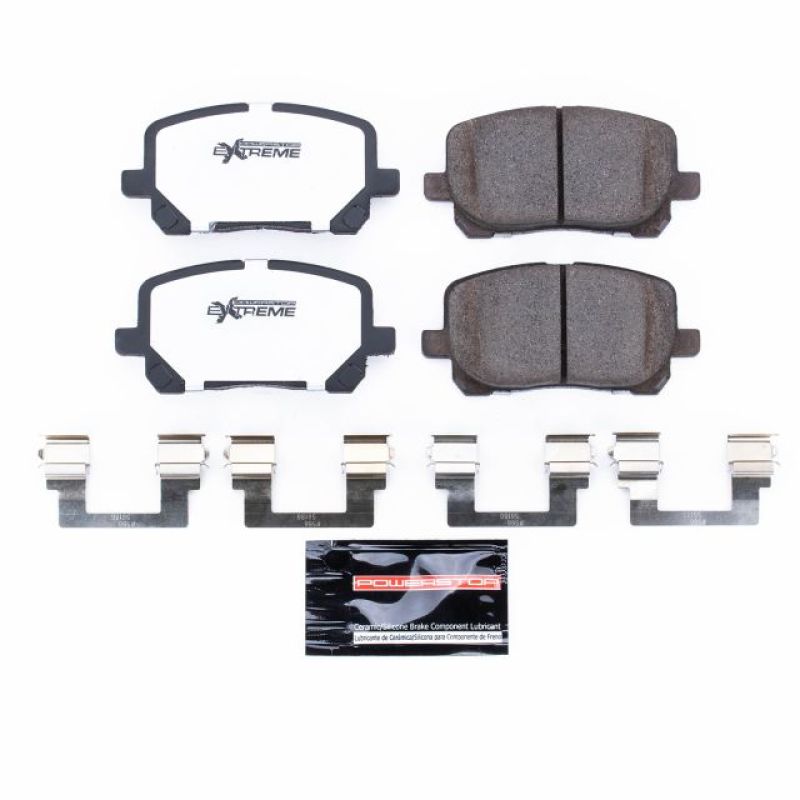 PSB Z26 Extreme Brake Pads - Power Stop 03-08 Pontiac Vibe Front Z26 Extreme Street Brake Pads w/Hardware