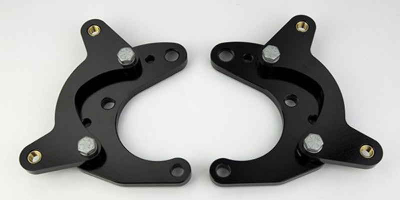 WIL Caliper Brackets - Wilwood Brackets (2) - HD Front - 65-76 A-Body Drum Mopar 11in Rotor