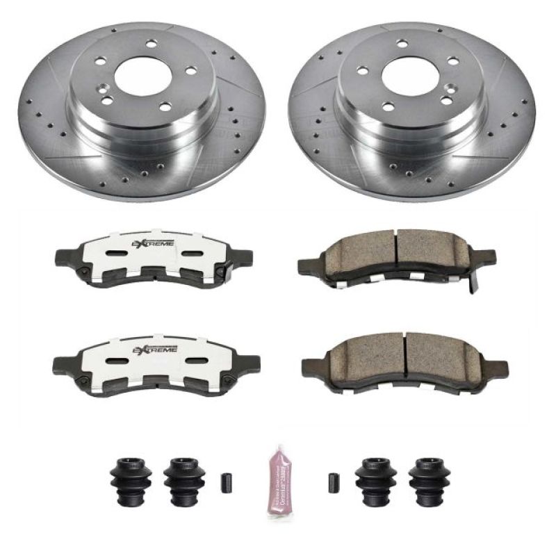 PSB Z26 Street Warrior Kit - Power Stop 06-07 Buick Rainier Front Z26 Street Warrior Brake Kit
