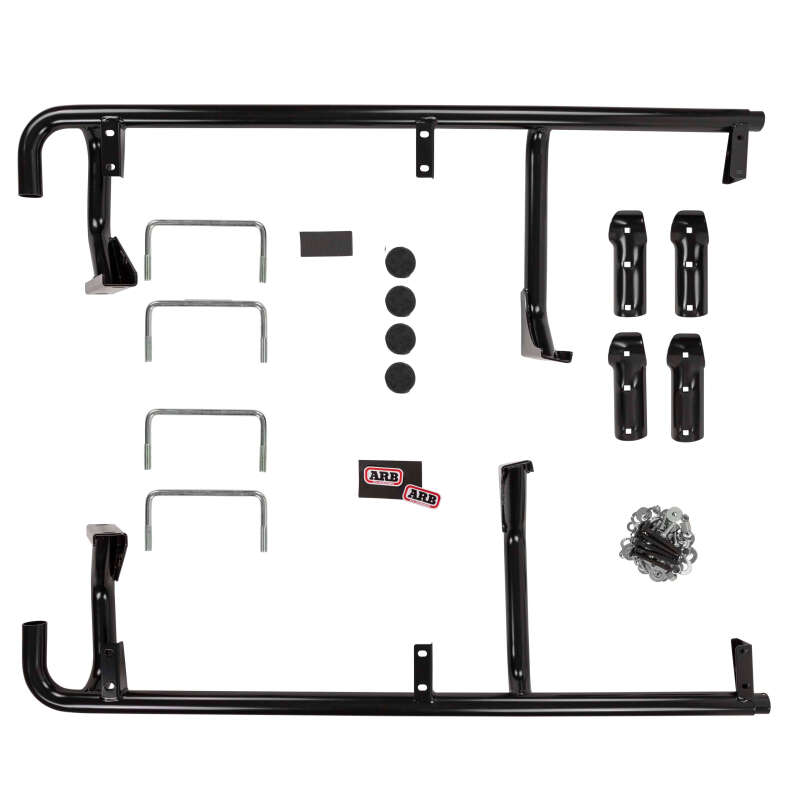 ARB Side Rails/Steps - ARB Deluxe Side Rail & Step S 80Ser W/Flr