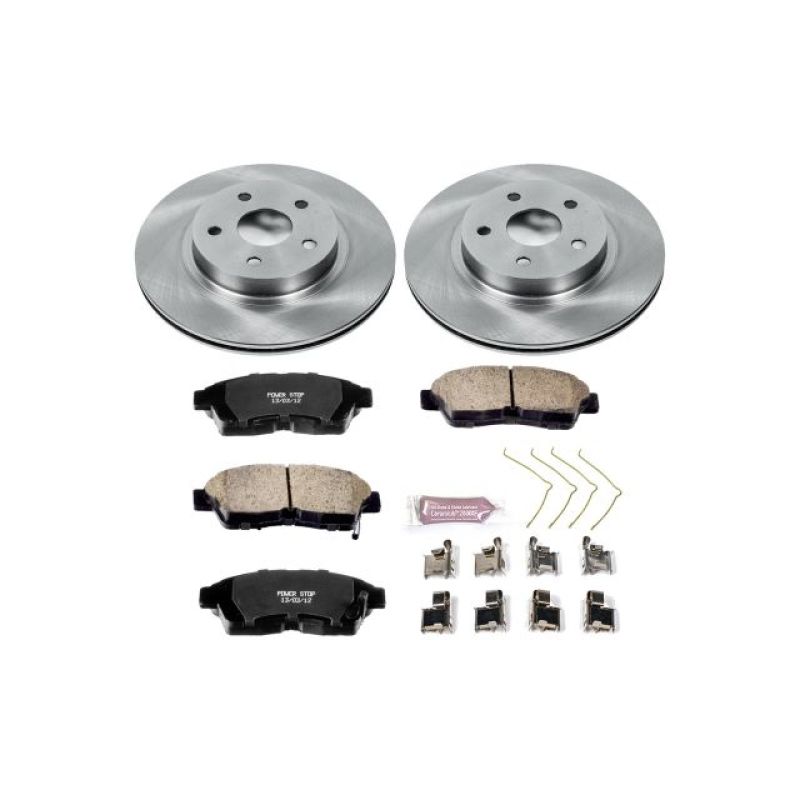 PSB Autospecialty Kit - Power Stop 96-00 Toyota RAV4 Front Autospecialty Brake Kit
