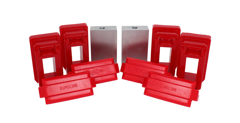 ES Motor Mounts - Red - Energy Suspension 07-18 Dodge RAM 2500/3500 Motor Mount Insert - Red