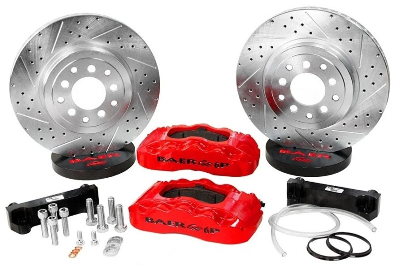 BAE Pro Brake Kits - Baer Brakes 06-09 Chevy Trailblazer 14in Pro Front Brake Kit - Red