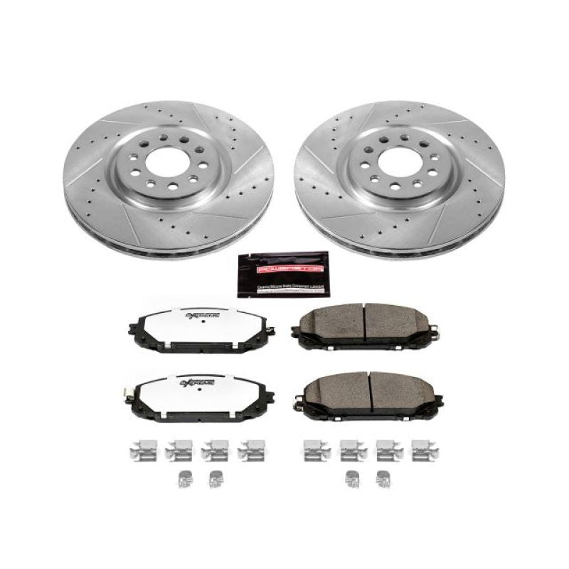 PSB Z36 Truck & Tow Kit - Power Stop 14-16 Jeep Cherokee Front Z36 Truck & Tow Brake Kit