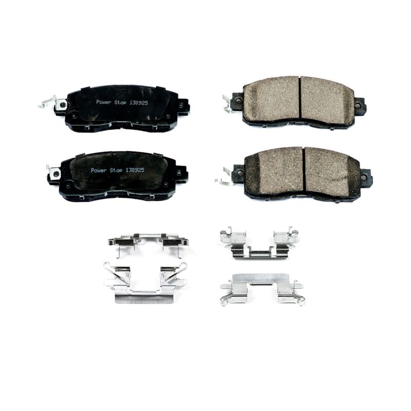 PSB Z17 Evolution Brake Pads - Power Stop 13-19 Nissan Altima Front Z17 Evolution Ceramic Brake Pads w/Hardware