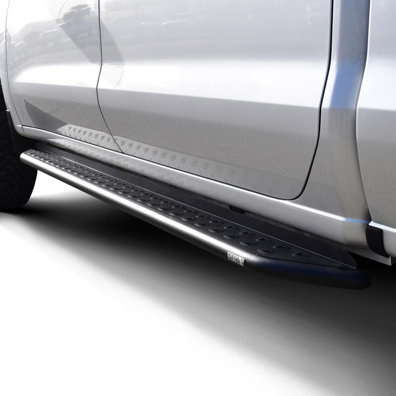 WES Nerf Bars - Outlaw - Westin 19-23 Chevrolet/GMC Silverado/Sierra 1500 Crew Cab Outlaw Nerf Step Bars - Textured Black