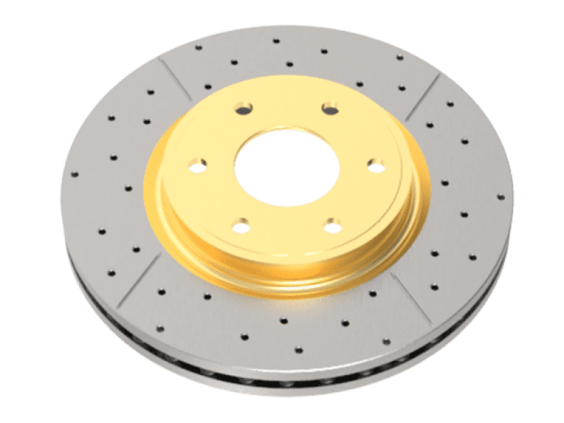 DBA Street Slot&Drill Rotors - DBA 06+ MX-5 Miata Front Drilled & Slotted Street Series Rotor