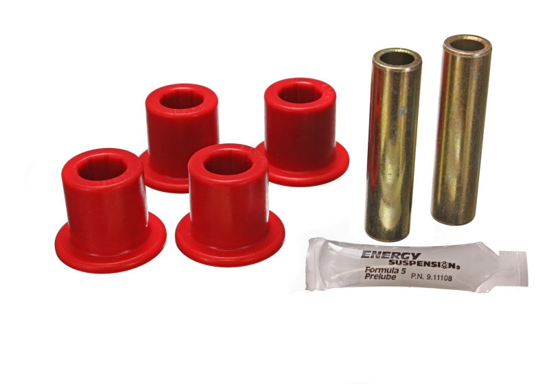 ES Spring/Shackle Bush - Red - Energy Suspension Rear Spring Frame Shackle Kit - Red