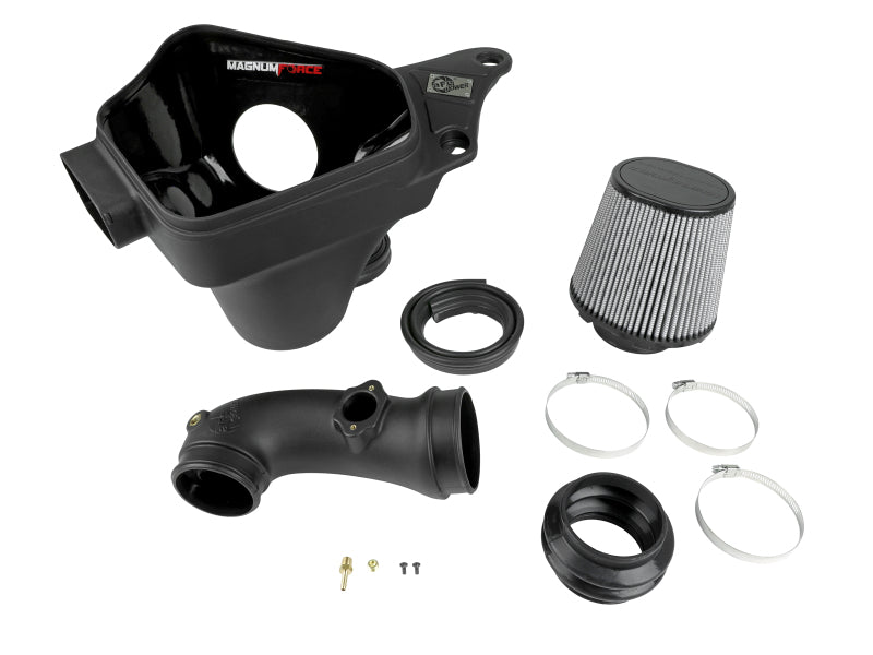 AFE Magnum FORCE Stage-2 Cold Air Intakes - aFe POWER Magnum FORCE Stage-2 Pro Dry S Cold Air Intake System 06-13 BMW 3 Series L6-3.0L Non Turbo