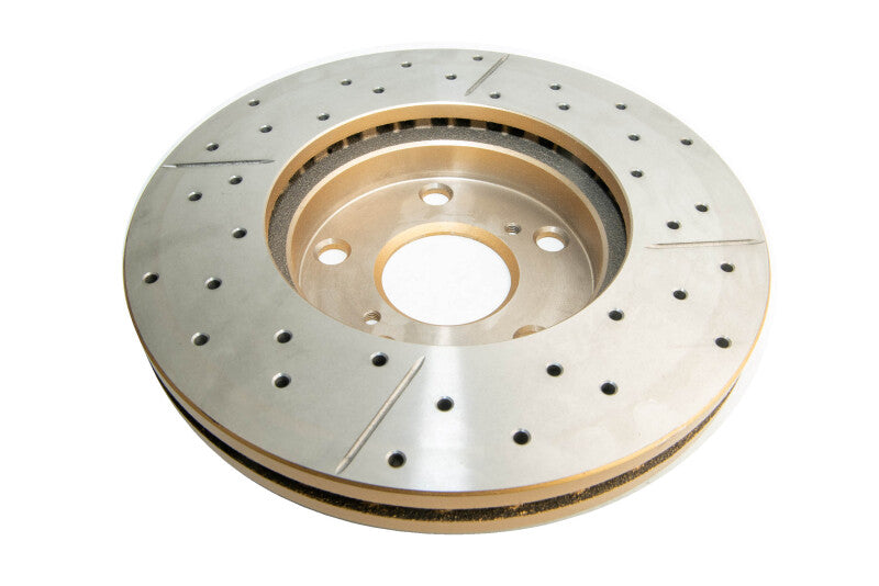 DBA Street Slot&Drill Rotors - DBA 92-06 Toyota Camry 4 Cyl/6 Cyl Front Drilled & Slotted Street Series Rotor