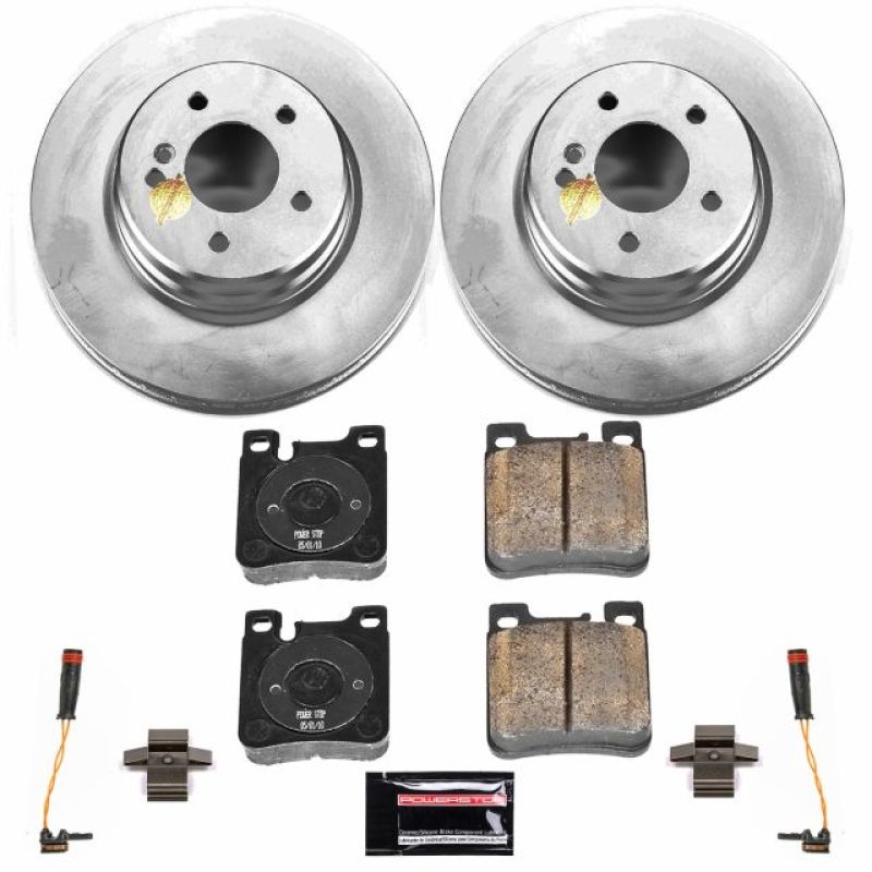 PSB Z23 Evolution Coated Kit - Power Stop 02-04 Mercedes-Benz C32 AMG Rear Z23 Evolution Sport Coated Brake Kit
