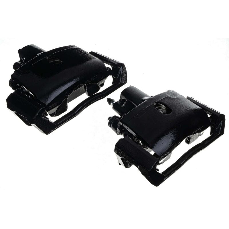 PSB Black Calipers - Power Stop 11-18 Ram 1500 Rear Black Calipers - Pair (w/Bracket)