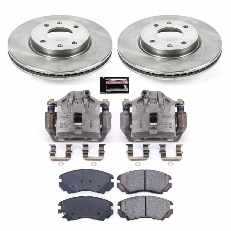 PSB Autospecialty Kit w/Cals - Power Stop 03-05 Hyundai Sonata Front Autospecialty Brake Kit w/Calipers