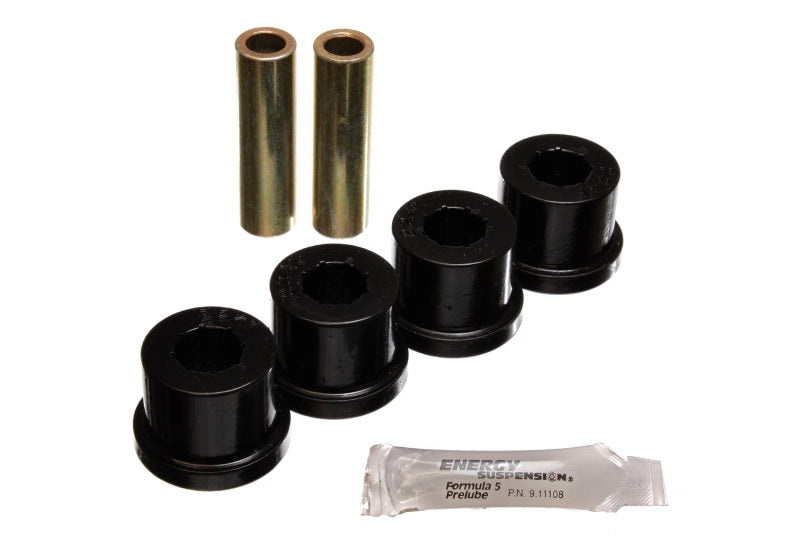 ES Cntrl Arm Bushings - Black - Energy Suspension 86-91 Mazda RX7 Black Rear Control Arm Bushing Set