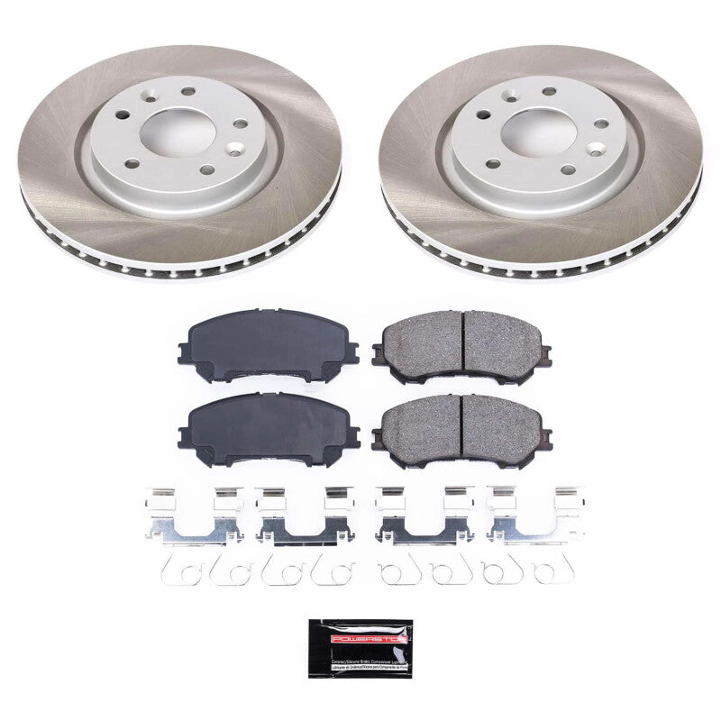 PSB Semi-Coated Rotor Kits - Power Stop 17-22 Nissan Rogue Sport Front Semi-Coated Rotor Kit