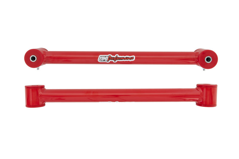 UMI Lower Control Arms - UMI Performance 82-02 GM F-Body Tubular Non-Adjustable Lower Control Arms - Red