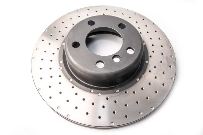 DBA 4000 Series Drilled Rotors - DBA 12-15 BMW 335i (Base) Coupe Front 4000 Series Cross Drilled Rotor