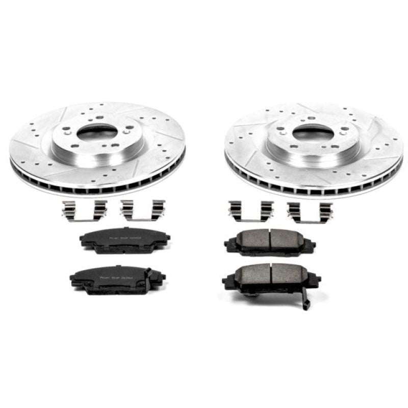 PSB Z23 Evolution Kit - Power Stop 00-09 Honda S2000 Front Z23 Evolution Sport Brake Kit