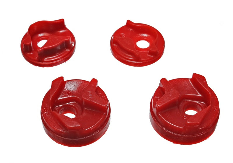 ES Motor Mounts - Red - Energy Suspension 02-03 Nissan Sentra/200SX Red Motor Mount Insert Set (w/ Spec V 2.5L engine manua